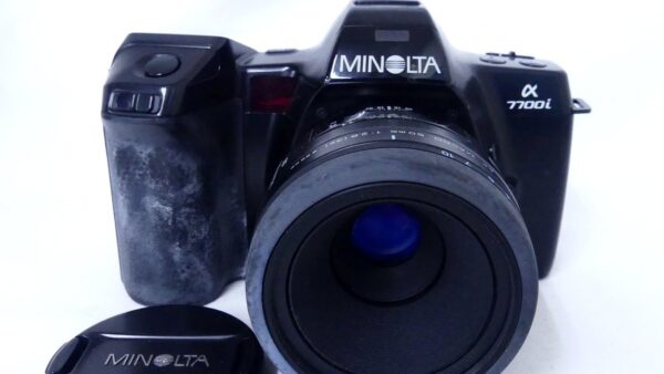 MINOLTA α7700i + AF MACRO 50mm F2.8を買取しました｜空シャッターOKのAマウントフィルム一眼レフ