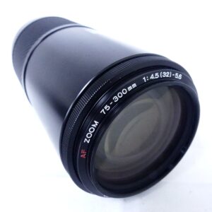 MINOLTA AF ZOOM 75-300mm F4.5-5.6の前玉側外観