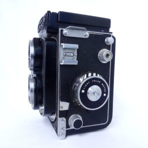 Minolta AUTOCORDの反対側側面とライトバリューメーター部